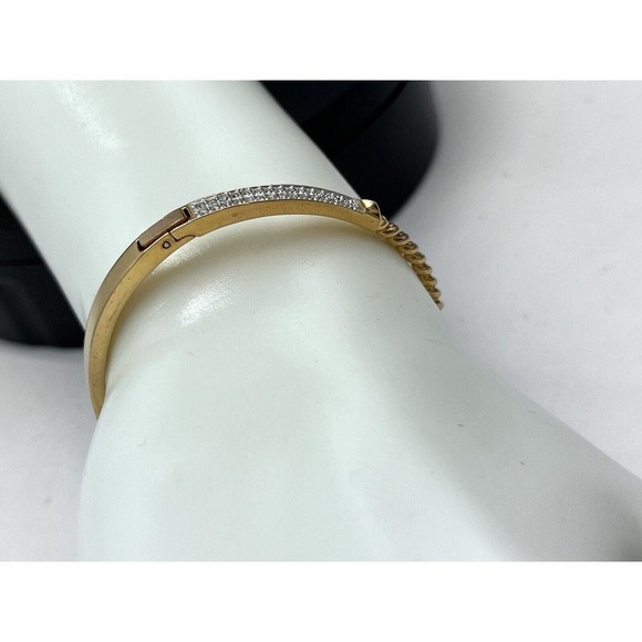 Swarovski 5230676 Women's Fiction Rose Gold Narrow‎ Bangle Bracelet - Picture 8 of 16